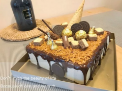 郑州欧米奇美食课堂：酸奶慕斯巧克力蛋糕